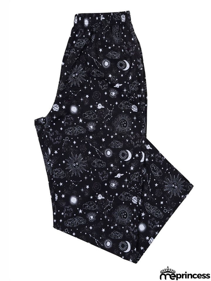 Men's Hip-Hop Digital Printed Loose Fitness Ugly Pants