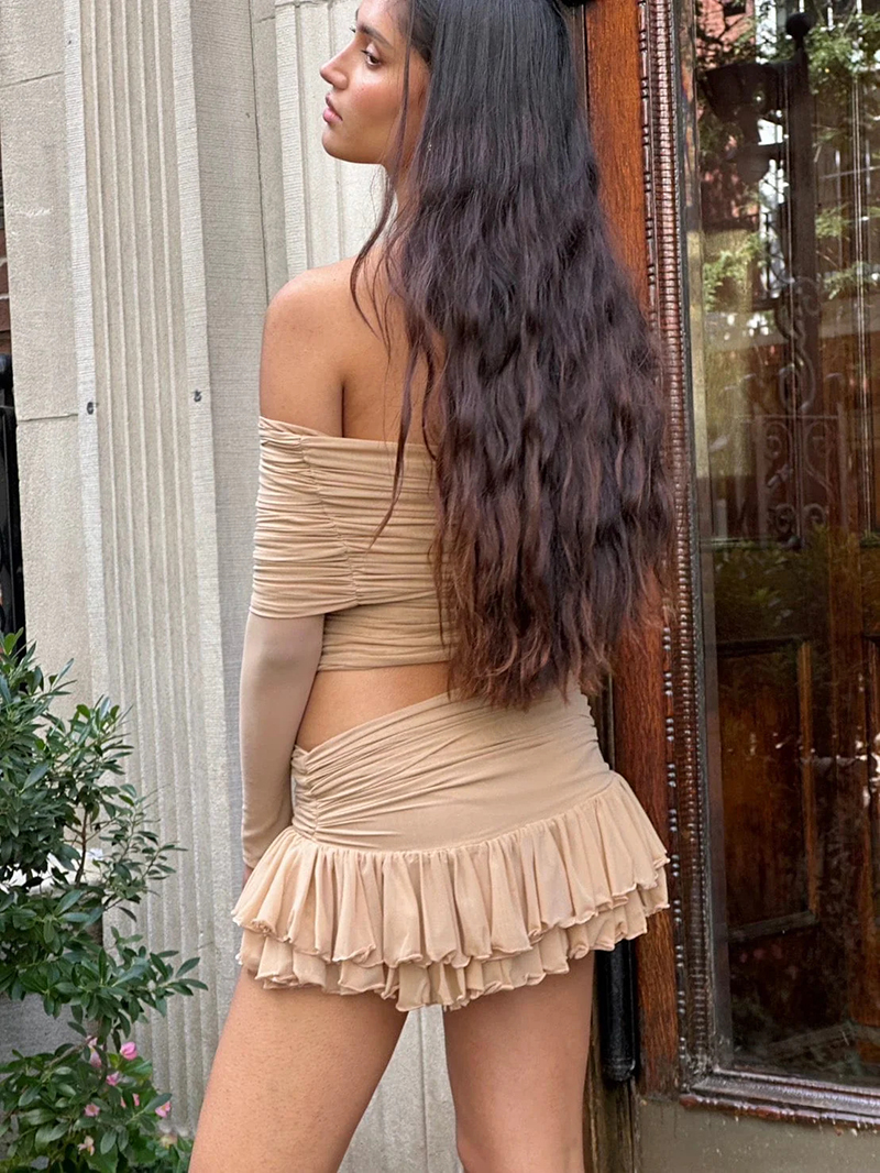 Cherie Lesli Dual Mini Skirt Mesh - Nude (6).jpg