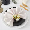 2Pcs/set DIY Diamond Painting Butterfly Rhinestones Napkin Holder DIY Napkin Holder for Table Decorations 