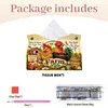 (24cm)Diamond Art Tissue Box Cover DIY PU Desktop Organizer Large(farm chicken)