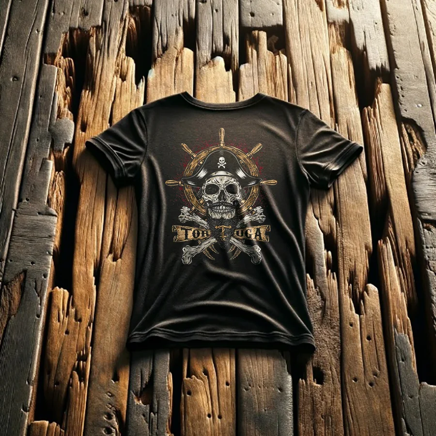 Pirate Captain Printed Men's T-shirt