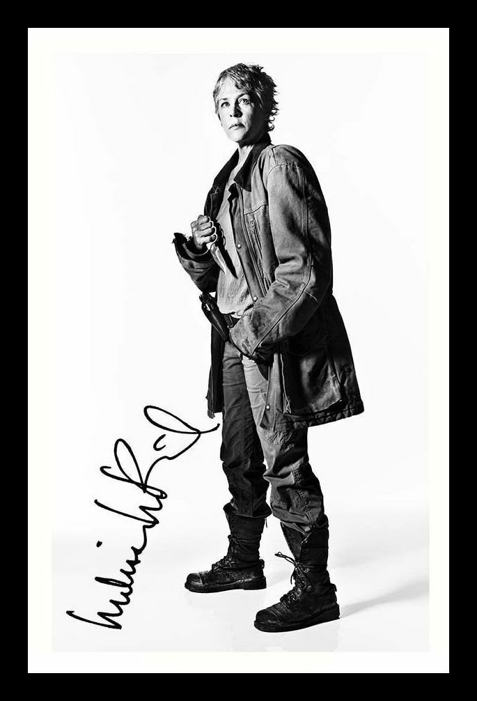 Melissa McBride - The Walking Dead Autograph Signed & Framed Photo Poster painting 4