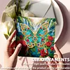6pcs Diamond Painting Jewel Butterfly Greeting Card Kits with Envelopes for Family Friend Gifts
