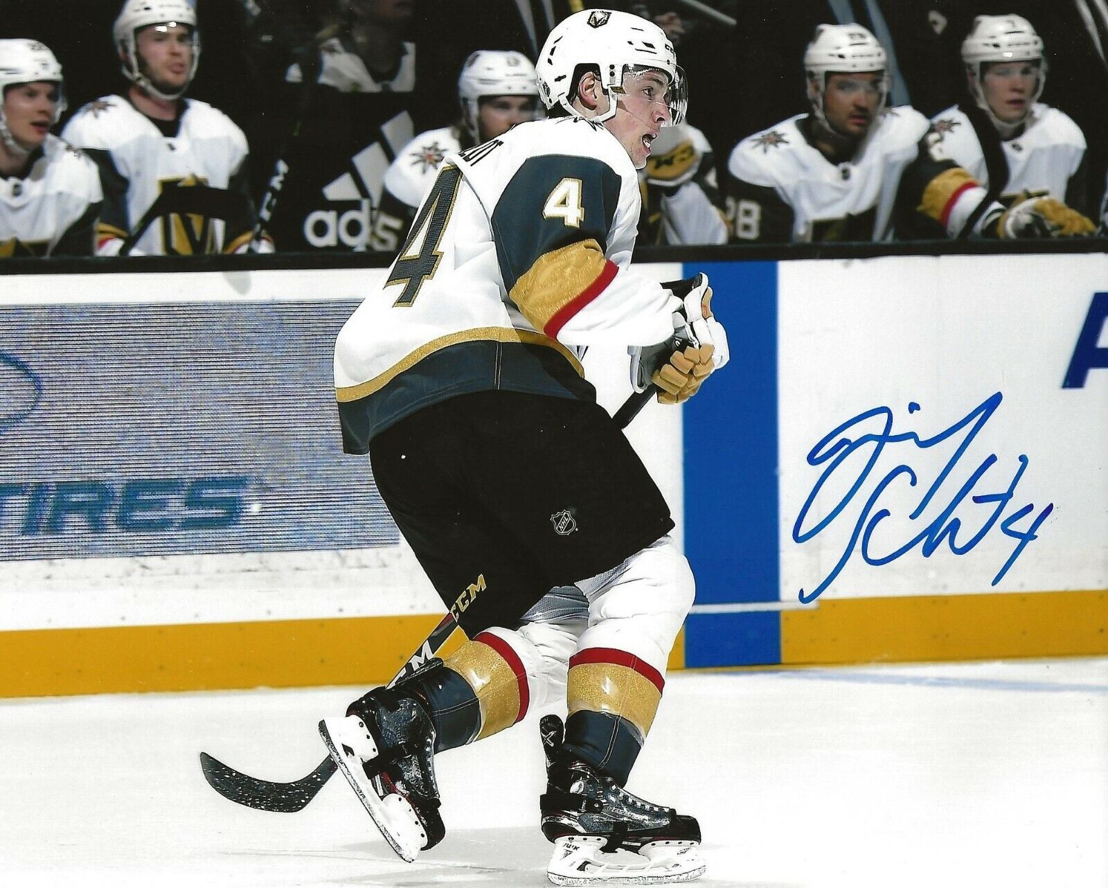 Jimmy Schuldt signed Las Vegas Golden Knights 8x10 Photo Poster painting autographed 4