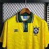 1991-1993 Retro Brazil Home Football Shirt 1:1 Thai Quality