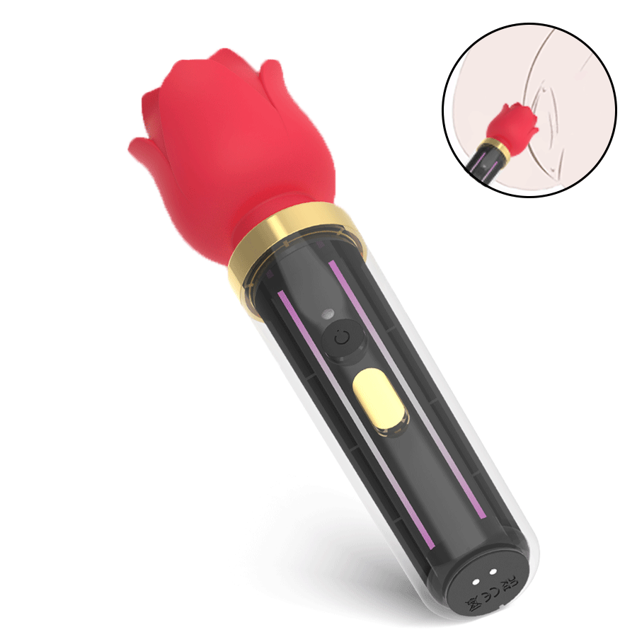 Virose – Elegant Rose Wand Vibrator With 10 Vibration Modes, Usb Rechargeable & Gift-ready Design