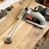 Adjustable Cutting Guide Rail 20inch Universal Cutting Circular Saw Guide Rail Four Axis Circular Saw Rip Fence Kit for Straight Edge