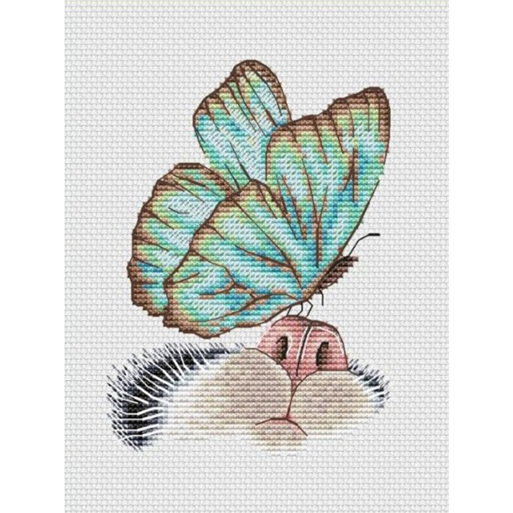 

Cat - 11CT Stamped Cross Stitch - 30*40CM, 501 Original