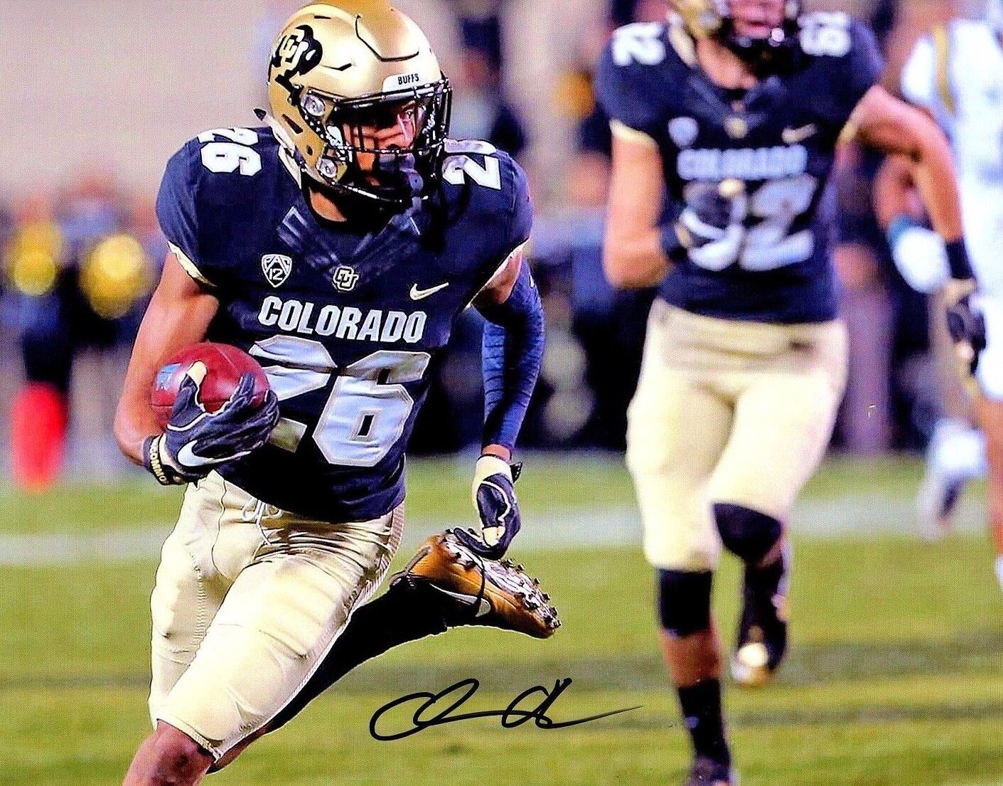 Isaiah Oliver Colorado Buffaloes signed autographed 8x10 football Photo Poster painting COA