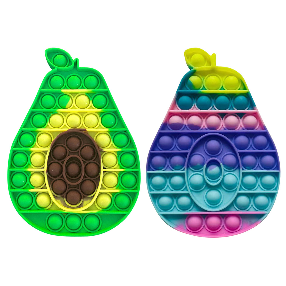 

Silicone Avocado Push Bubble Board Autism Toy Kids Sensory Educational Tool, 501 Original