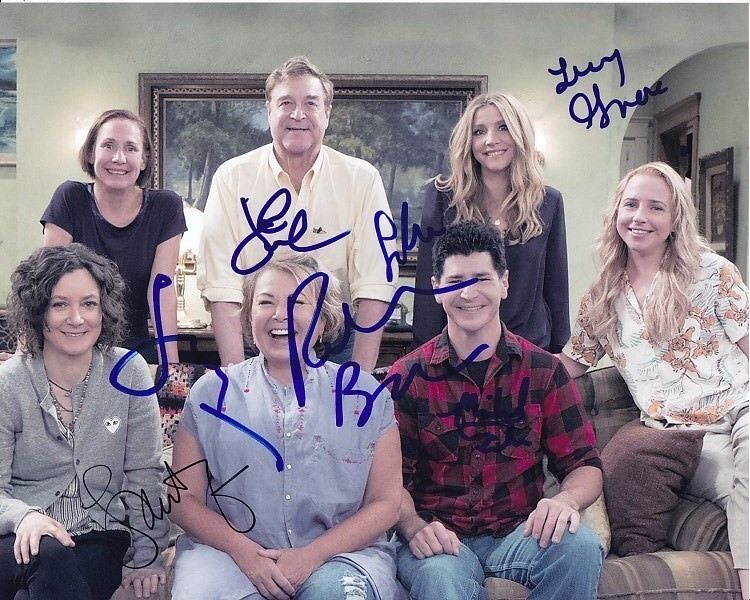 ROSEANNE signed autographed CAST Photo Poster painting BARR JOHN GOODMAN LAURIE METCALF + 4 RARE