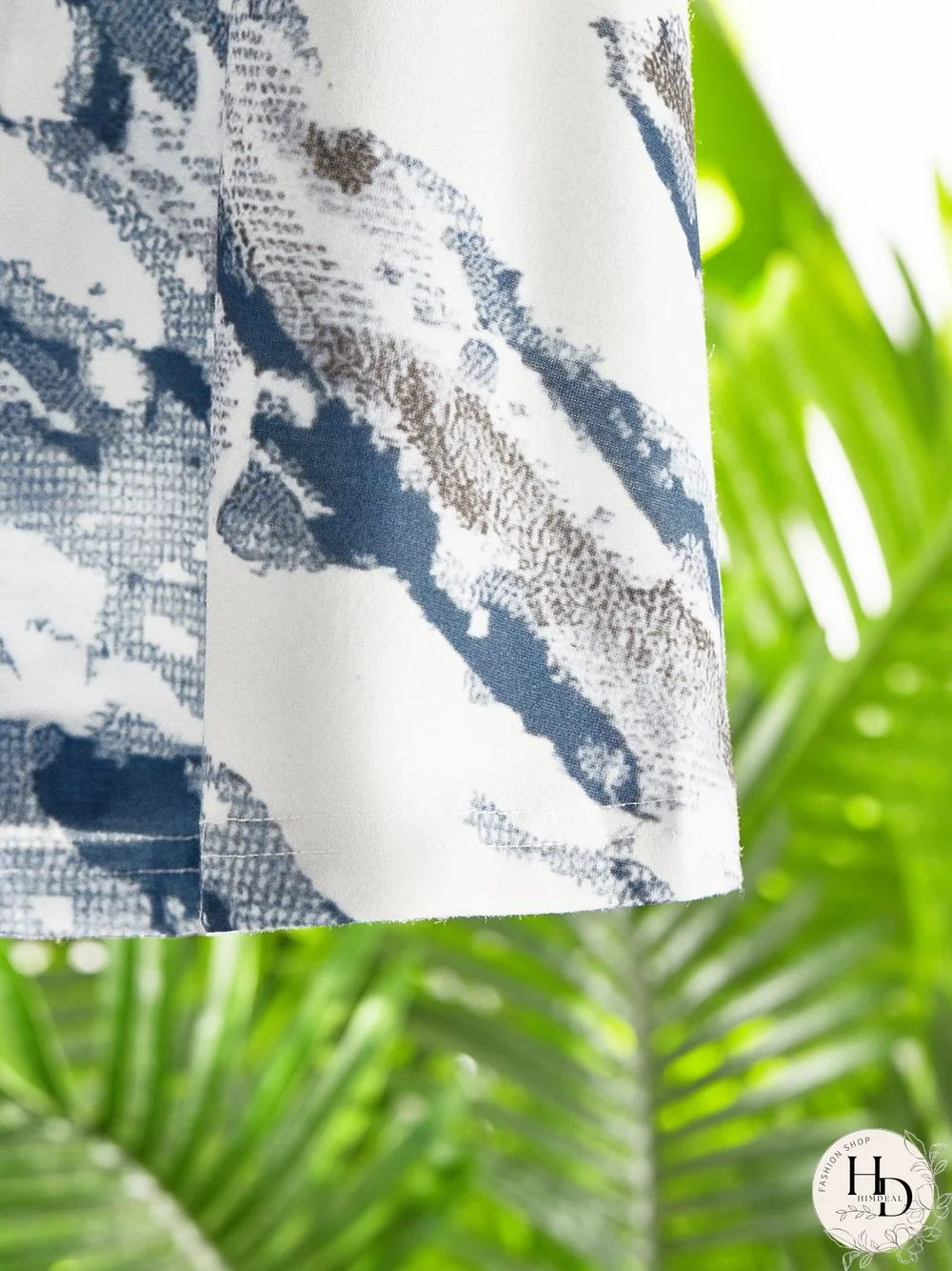 Abstract Printed Loose Dresses