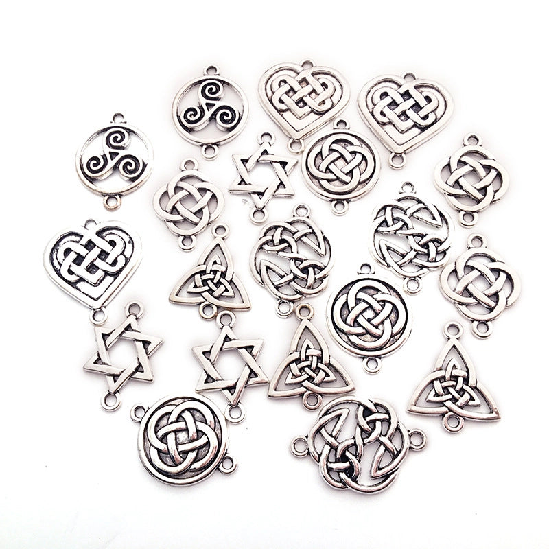 1 Piece 20 * 25mm Alloy Witches Knot Jewelry Accessories Pendant