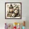 Candle Lights-11CT Stamped Cross Stitch 45*45cm/17.72*17.72in tapestrymarket