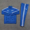 2024/2025 Italy Long Zipped Jacket Training Suit Blue Football Shirt 1:1 Thai Quality Set