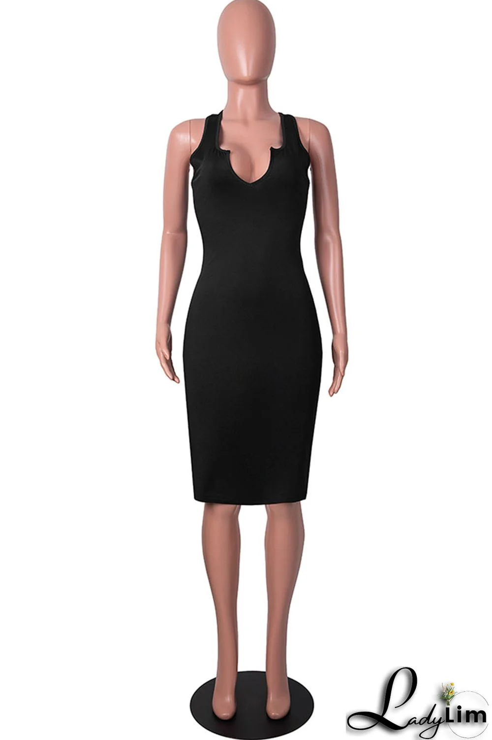 Blue Sexy Solid Patchwork Spaghetti Strap One Step Skirt Dresses