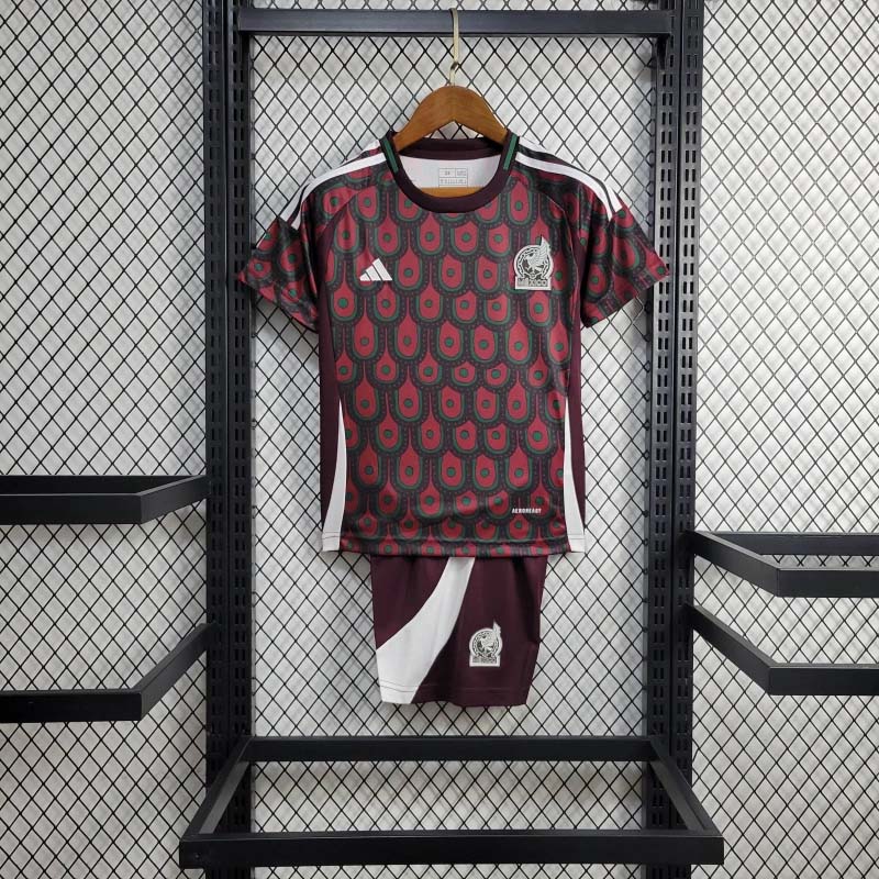 2024 kids Mexico Home Football Shirt 1:1 Thai Quality