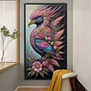 Diamond Painting -DIY Round Drill Flowers and Birds（40x70cm）