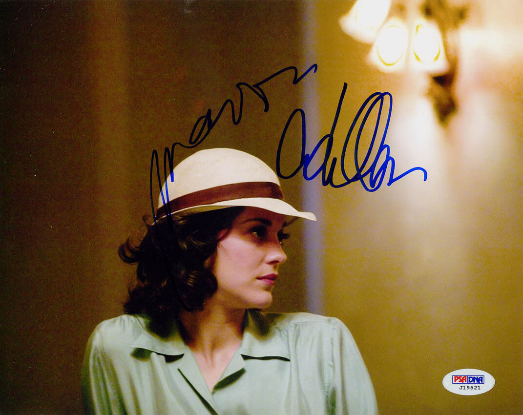 Marion Cotillard SIGNED 8x10 Photo Poster painting Public Enemies PSA/DNA AUTOGRAPHED