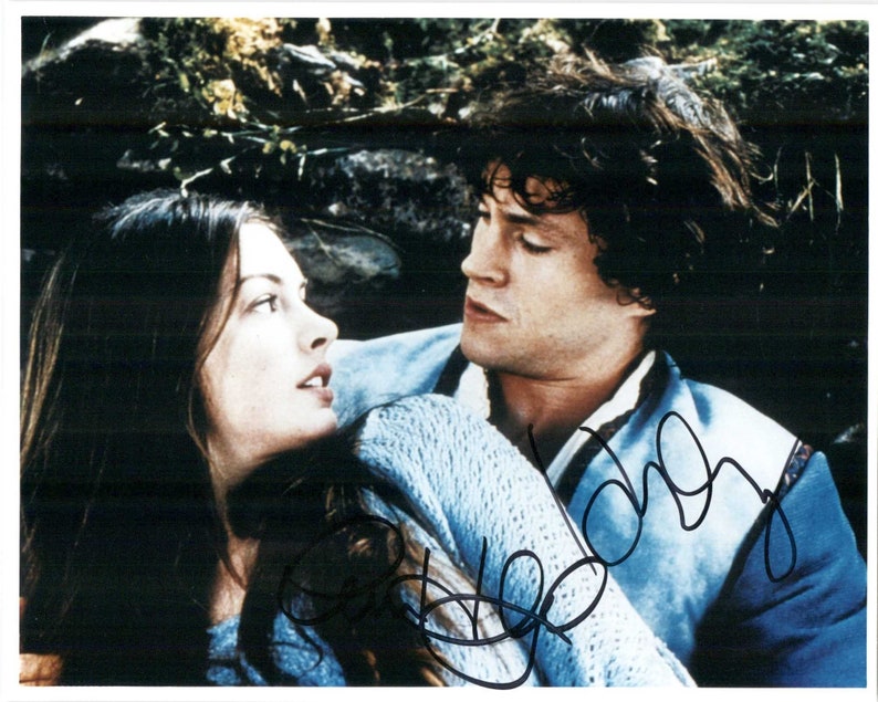 Anne Hathaway & Hugh Dancy Signed Autographed Ella Enchanted