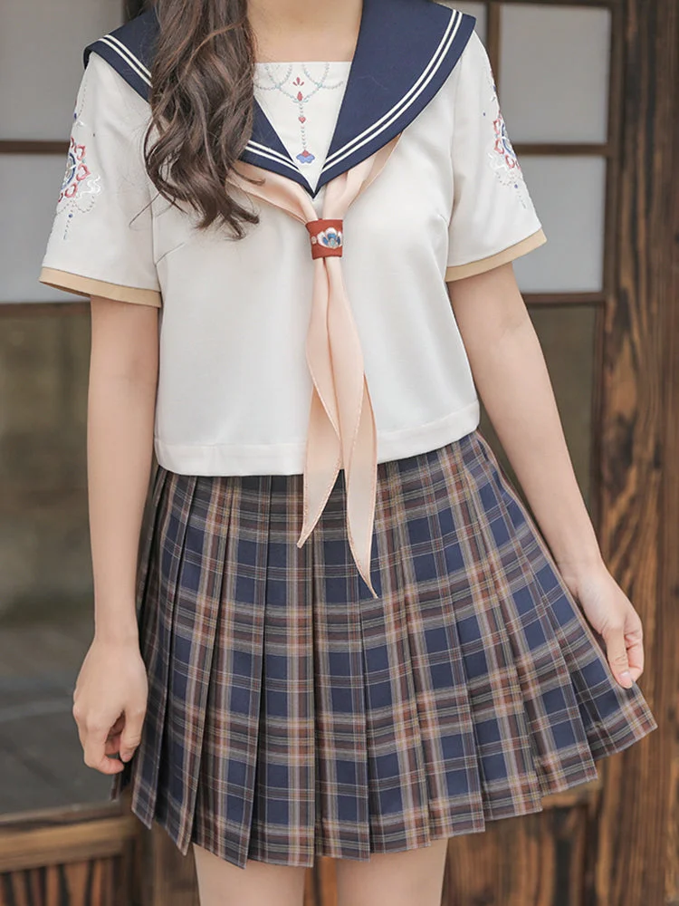 Japanese Style Tribal Feast Jk Uniform Skirt SP17679