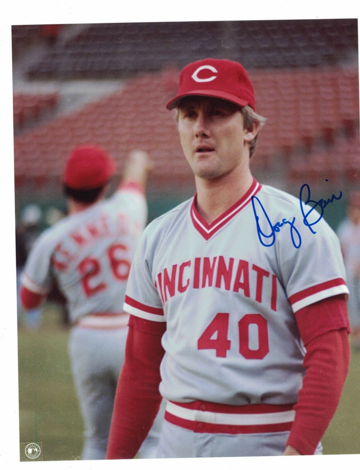 Doug Bair Cincinnati Reds Signed 8x10 Photo Poster painting W/Our COA LML112