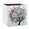 5D Diamond Painting Folding Storage Basket Box Embroidery Cross-stitch Picture Art Craft For Home Closet Cabinet Bedroom Toy Sundry Organizer (Season Tree)
