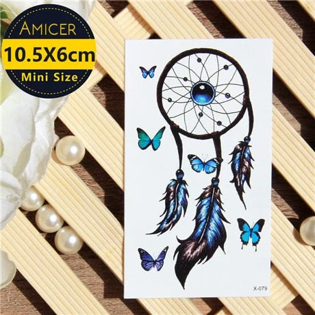 Waterproof Temporary 3d Tattoos sticker on body art color tattoo Cat fake glitter tattoo flash women tattoo for girl