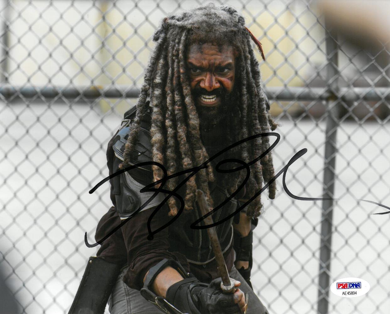 Khary Payton Signed Walking Dead Autographed 8x10 Photo Poster painting PSA/DNA #AE45894