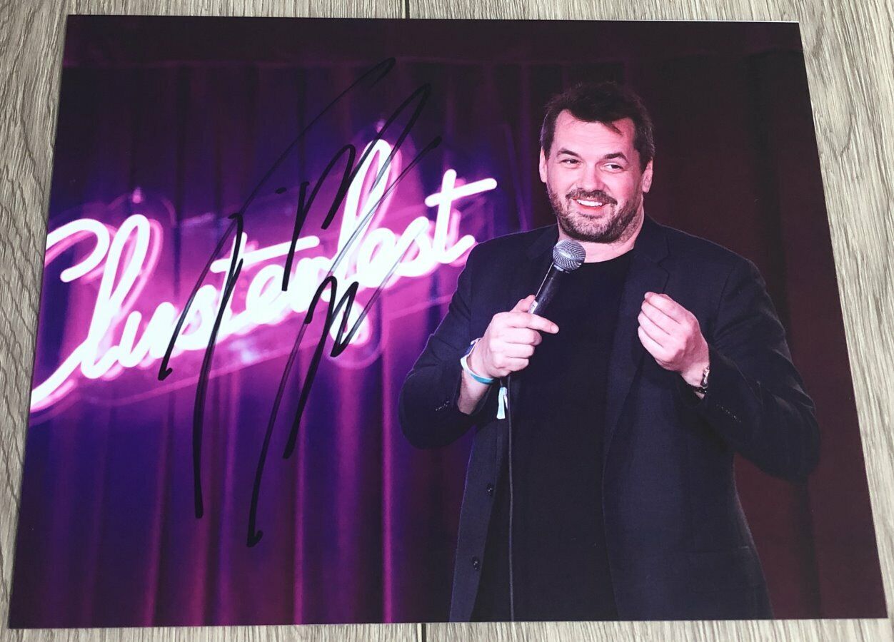 JIM JEFFERIES SHOW SIGNED AUTOGRAPH LEGIT DUMB 8x10 Photo Poster painting C w/EXACT PROOF