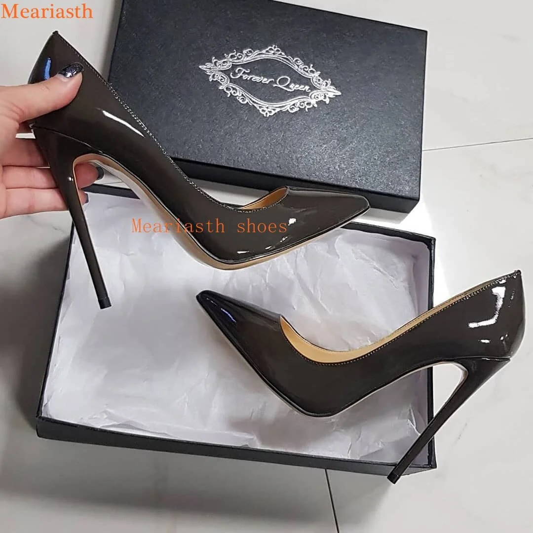 Qengg 2023 Sexy Women Pumps Spring/Autumn High heels Pointed Toe orange Wedding Shoes Sexy High Heel shoes for Women Pumps 217-1