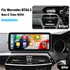 Ugode Mercedes Benz C Class 2007-2014 year W204 S204 Apple CarPlay Android Auto Display Monitor Upgrade Autoradio Stereo 