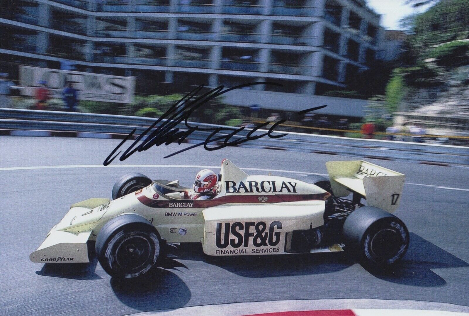 Marc Surer Hand Signed 12x8 Photo Poster painting Formula 1 Autograph F1 4