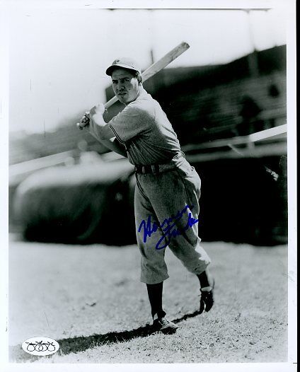 Herman Franks Brooklyn Dodgers Signed Jsa Sticker 8x10 Photo Poster painting Authentic Autograph