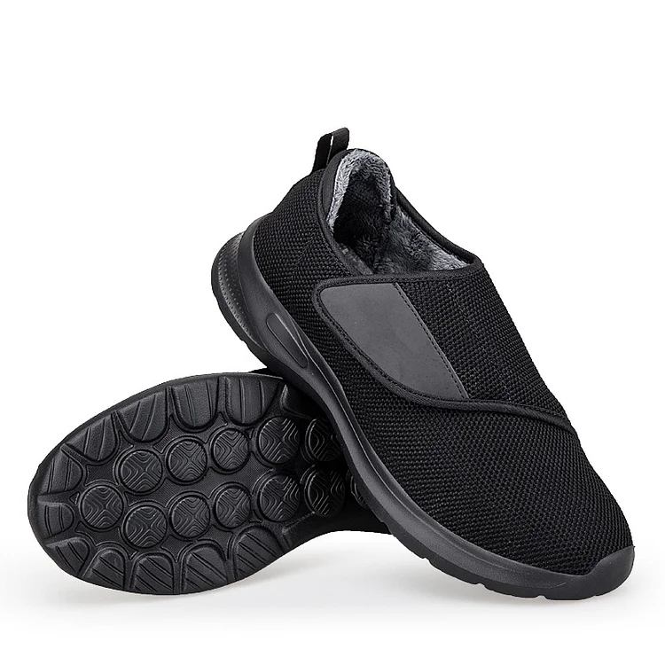 Wide Width Pain Relief Diabetic Shoes, Adjustable Closure Hands-Free  Stunahome.com