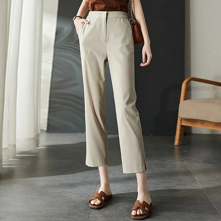 Work Daily Office Career Casual Shift Pants QueenFunky
