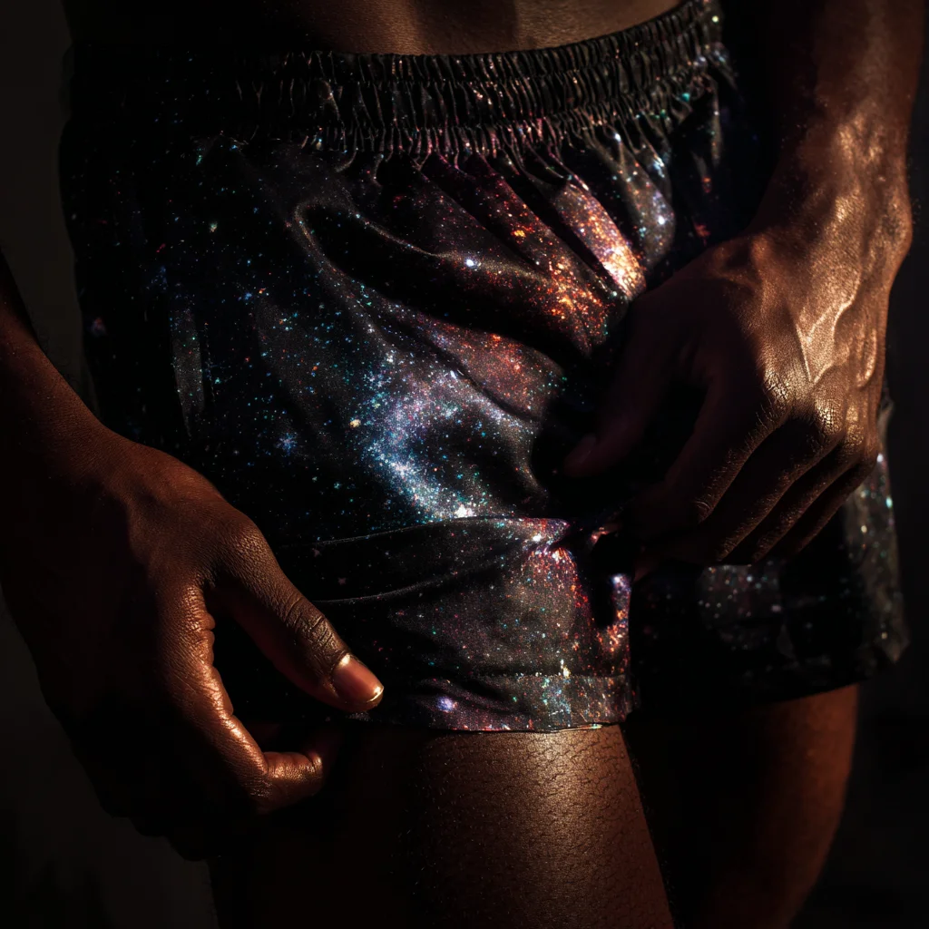 Men's Starry Sky Print Shorts - Sexy Party Shorts-inspireuse