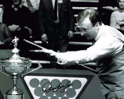 Dennis Taylor SIGNED Snooker Champion 10x8 Photo Poster painting AFTAL