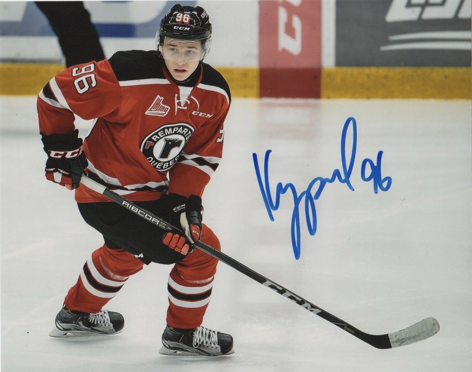 Quebec Remparts Philipp Kurashev Signed Autographed 8x10 NHL Photo Poster painting COA #1