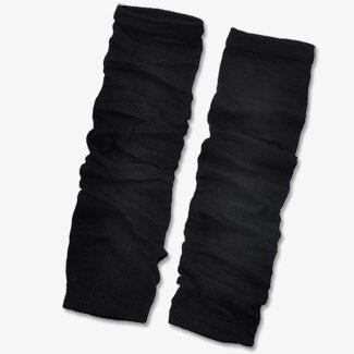 Arm Warmers Women Striped Finger-less Half-fingered Womens False Sleeves Korean Style Solid Trendy Leisure All-match Simple Soft