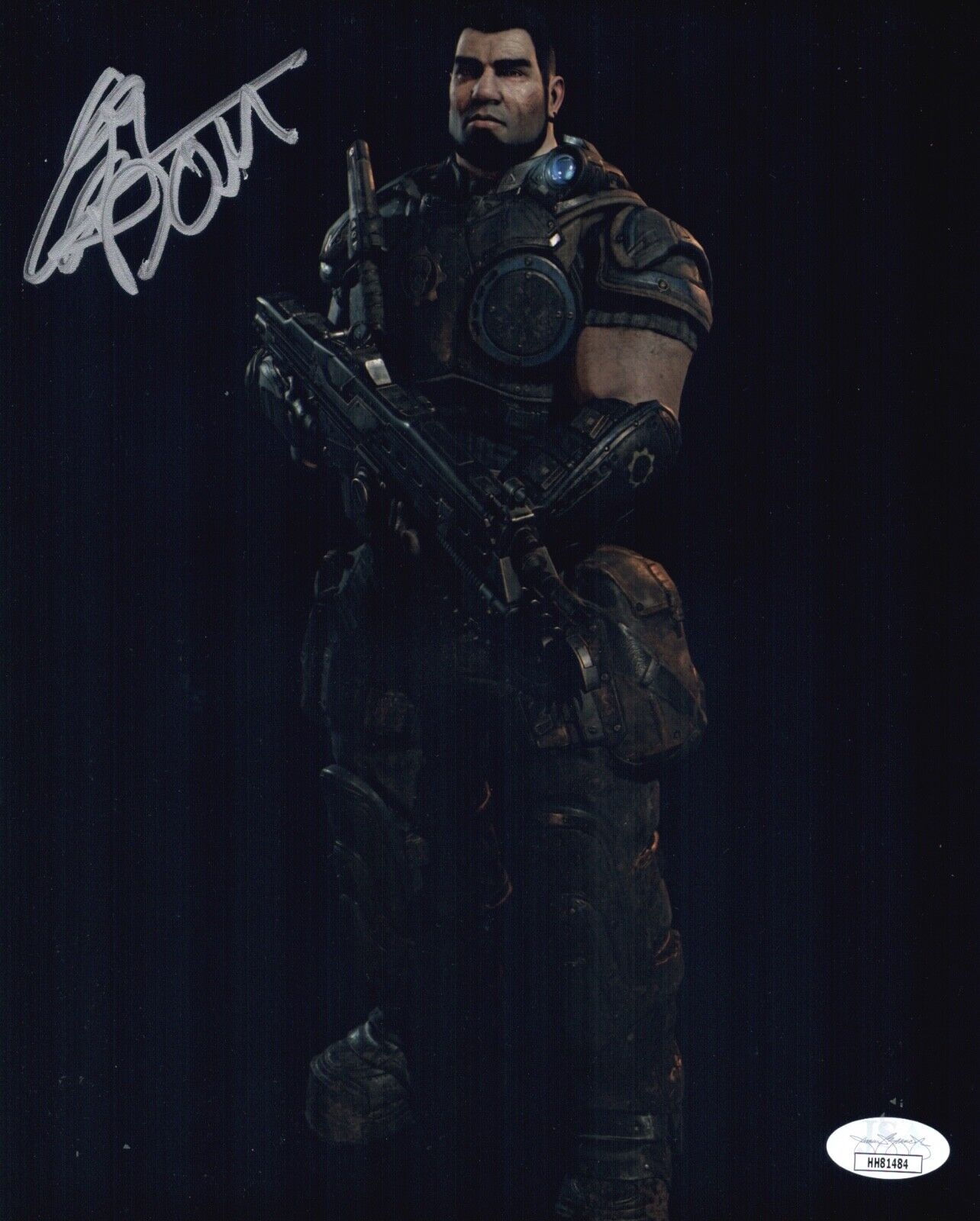 CARLOS FERRO Signed GEARS OF WAR 8x10 DOM