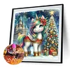 Diamond Painting -DIY Round Drill Christmas Tree Unicorn(40x40cm)
