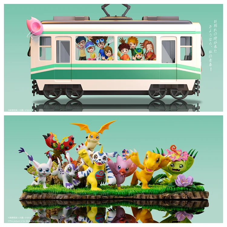 DMX Studio - Digimon First Generation Train Statue(GK)-