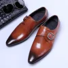 Spring Man Shoe Leather Formal Classic Italian Shoes