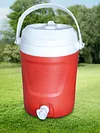 1 Gallon Drinks Jug with Handle 2 Water Outlet Large Capacity for Camping Hiking