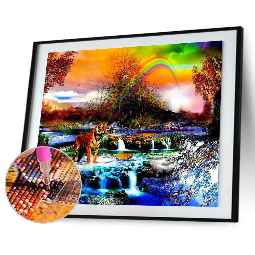 

(Multi Size) Tiger - Square Drill Diamond Painting, 30*40cm, 501 Original