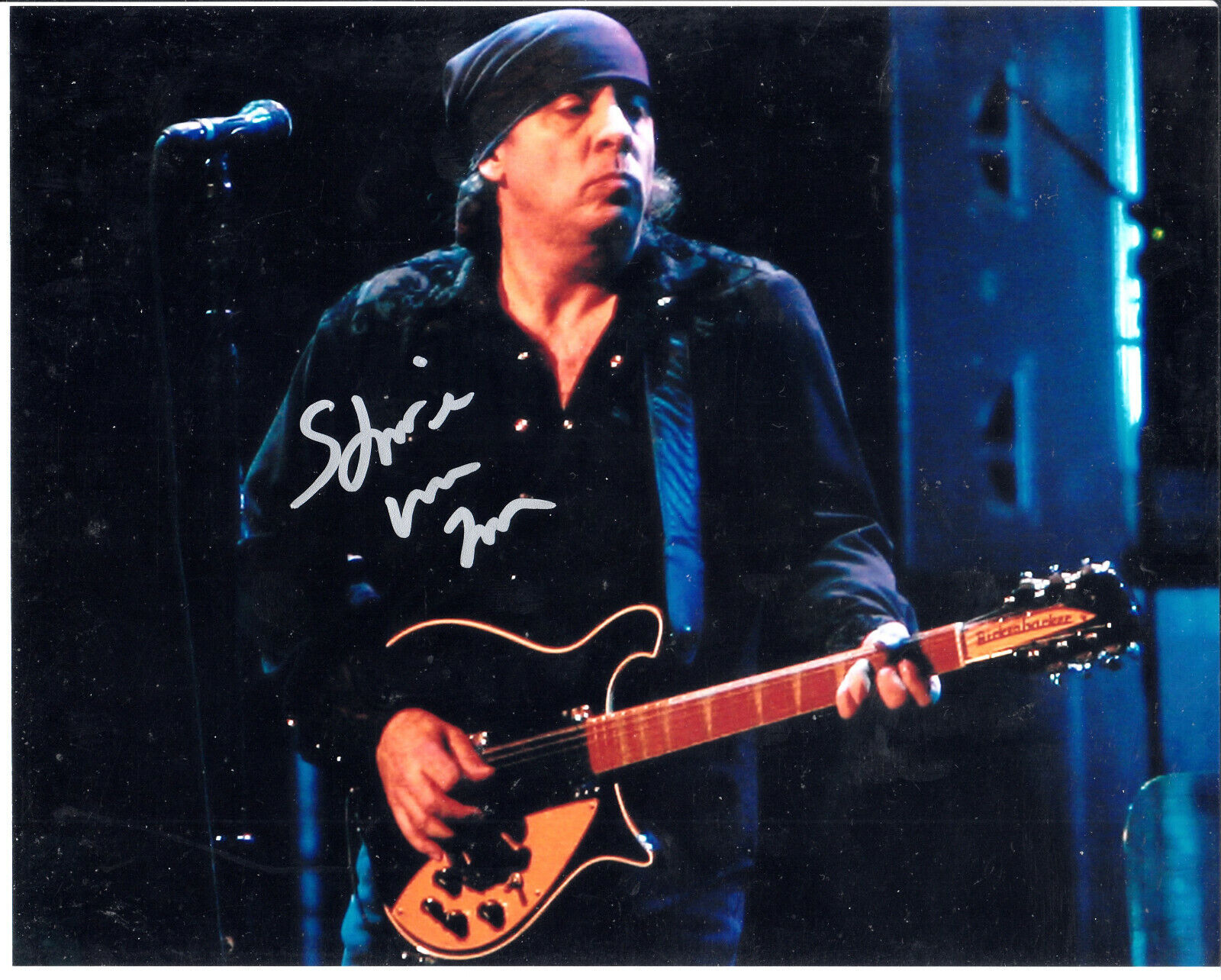 Stevie Van Zandt Bruce Springsteens E Street Band Autograph Signed 8x10