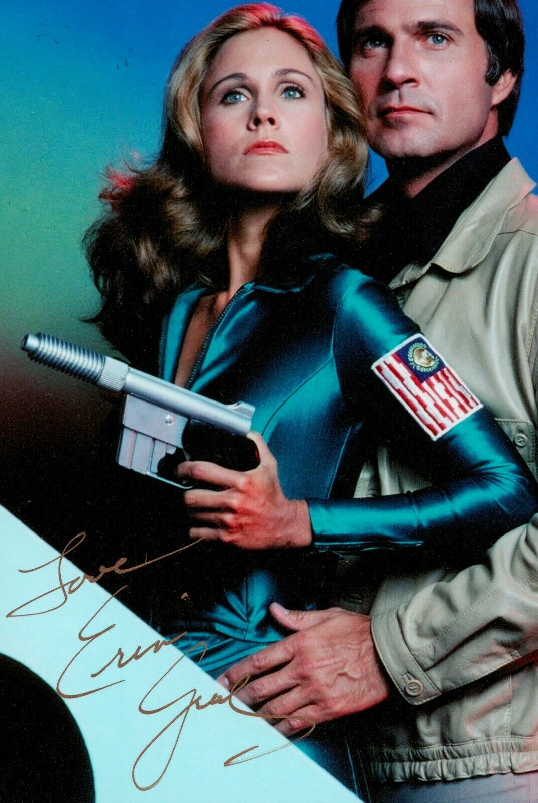 Erin Gray Hand Signed 6x4 Photo Poster painting Buck Rogers in the 25th Century Autograph + COA