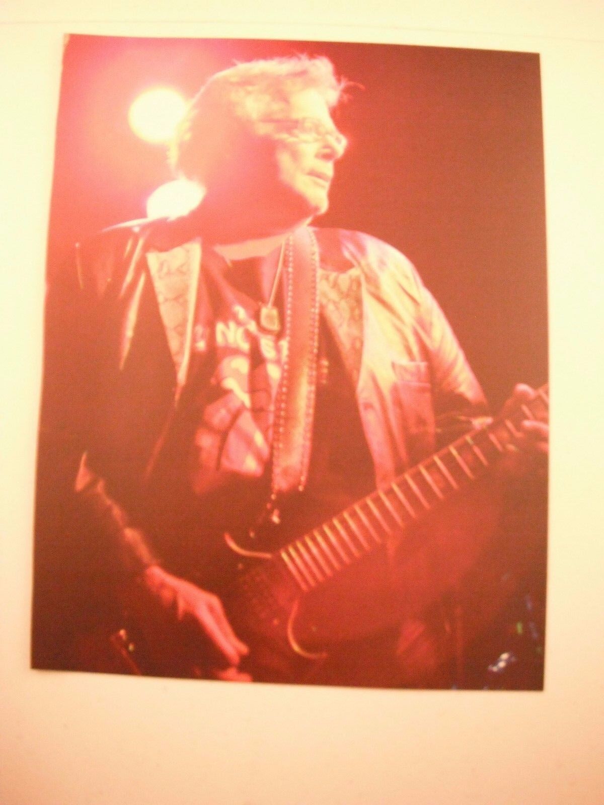 Leslie West Guitarist 12x9 Coffee Table Book Photo Poster painting Page