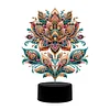 Gorgeous Flower Diamond Painting Night Light 5D DIY Diamond Painting Lamp (Flower B)